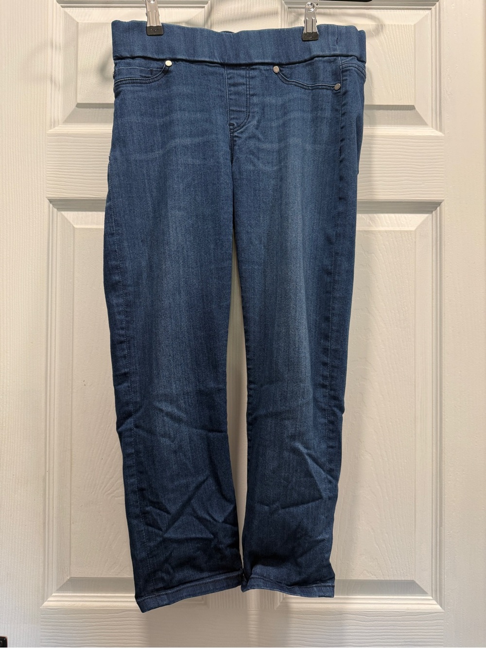 Liverpool Jeans Company Dark Indigo Cropped Straight Ankle Jeans